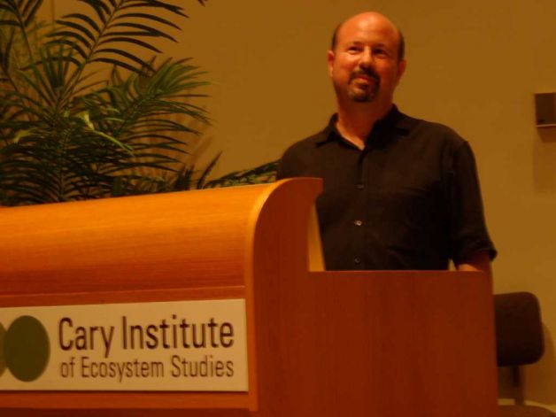 Dr. Mann presenting at Cary Institute